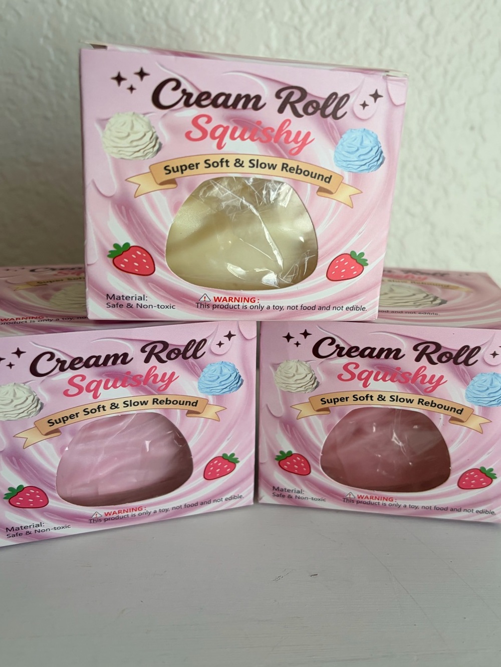 Creamy Roll Squishy Set Vaseline Texture New
